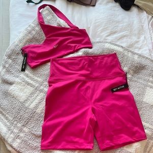 Set Active Biker Shorts + Bra